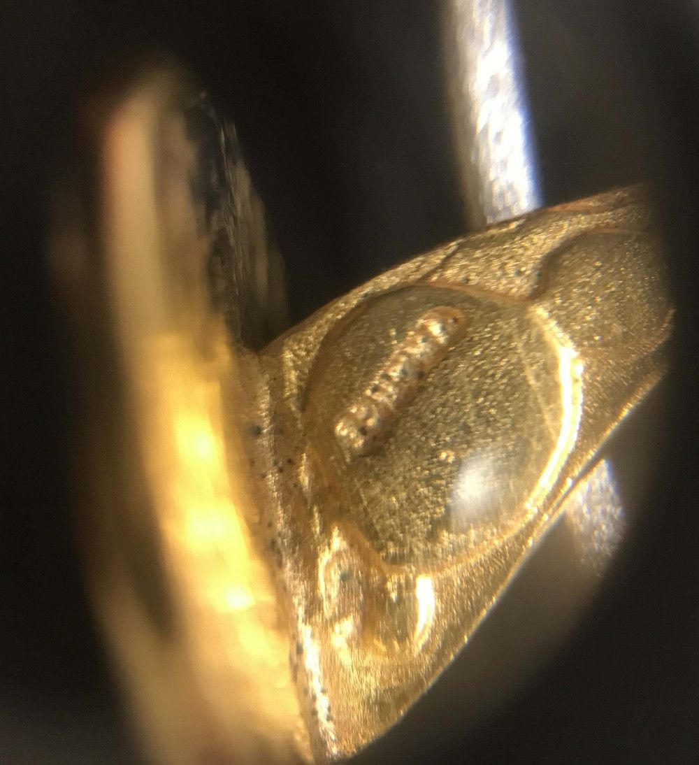 Vintage Vintage European Gold Plated Cufflinks Stamped Size ONE SIZE - 2 Thumbnail