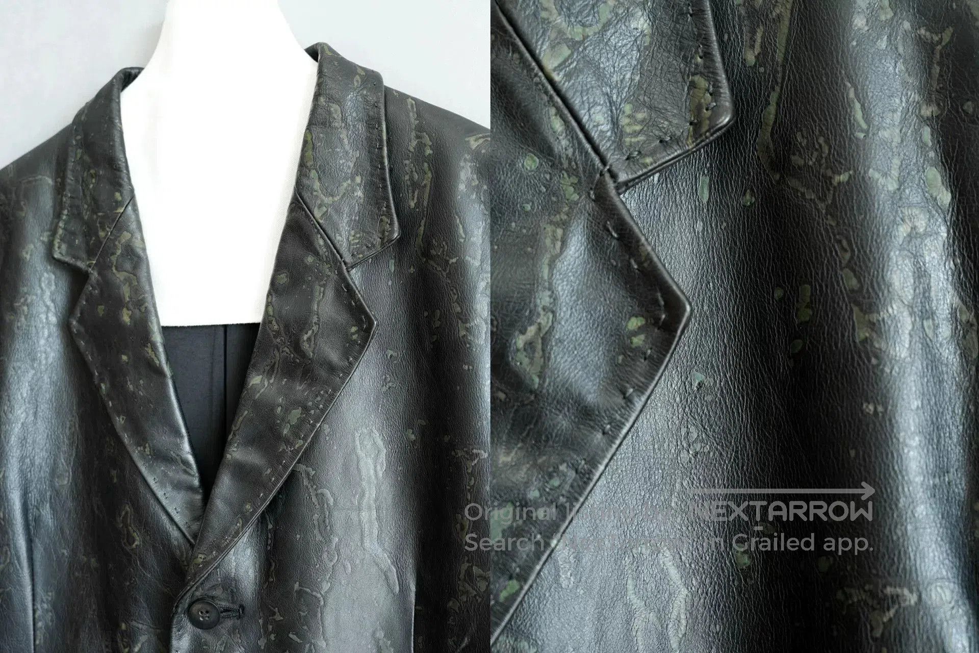 Yohji Yamamoto yohji yamamoto limited edition patterned leather jacket. Size US M / EU 48-50 / 2 - 5 Thumbnail