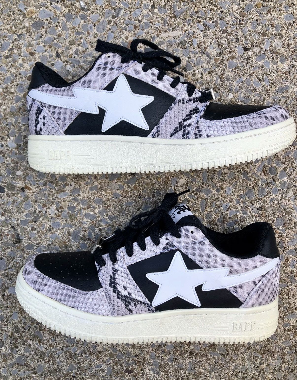 Bape Bapesta Snakeskin Size US 9.5 / EU 42-43 - 1 Thumbnail