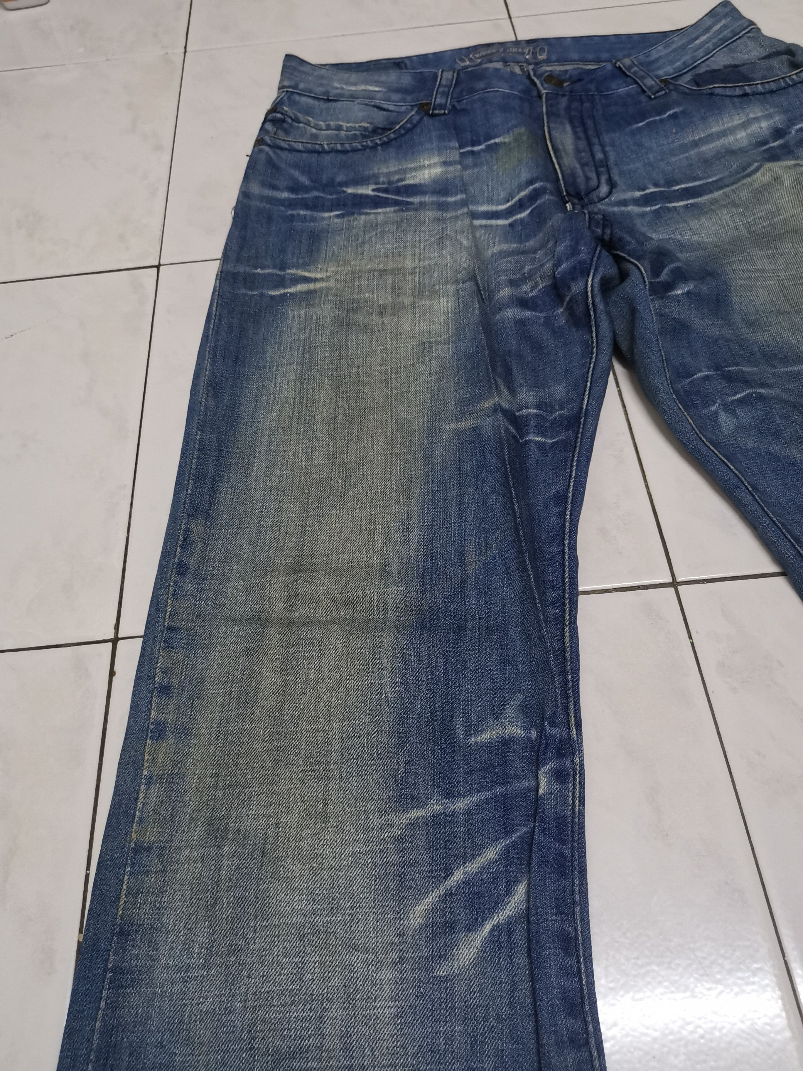 Robins Jeans Robin’s Jean Studded Denim Pants Y2K Hip Hop Rare Design Size US 31 - 10 Thumbnail