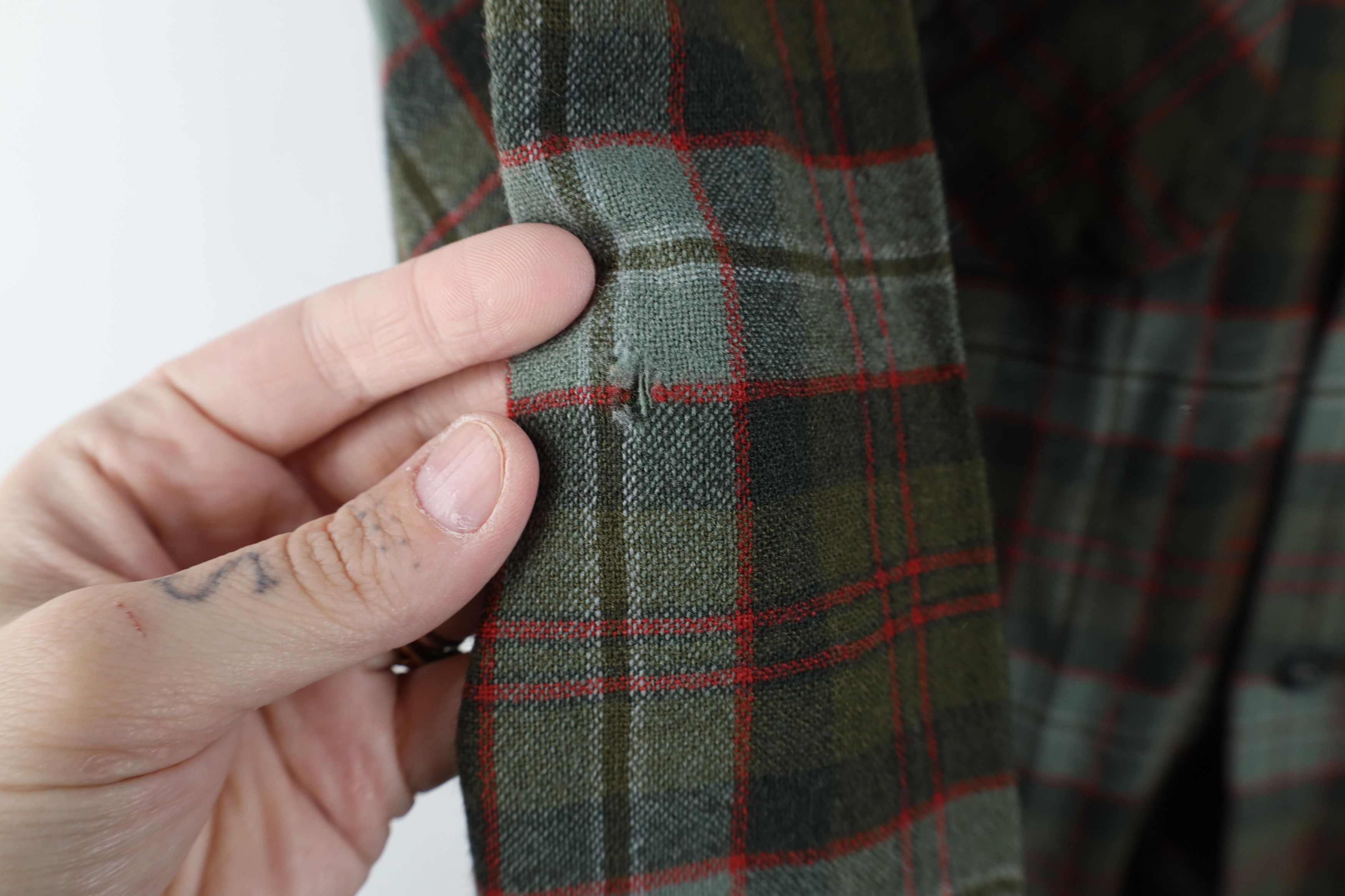 Vintage Vintage 50s Rockabilly Wool Board Button Shirt Plaid USA Size US M / EU 48-50 / 2 - 7 Thumbnail