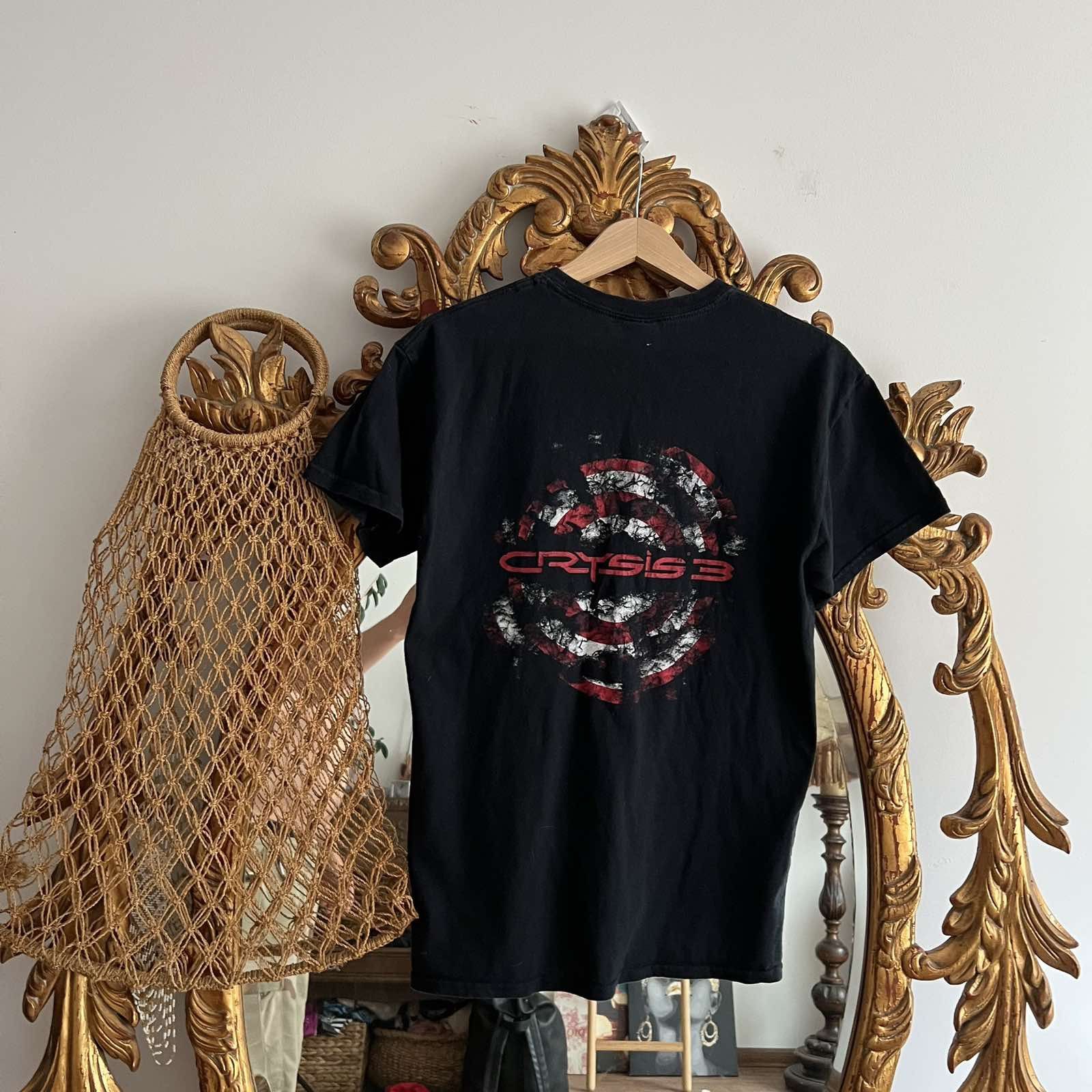 Nintendo × The Game × Vintage Vintage Crysis 3 T Shirt Video Game Promo Double Sided Sz M Size US M / EU 48-50 / 2 - 3 Thumbnail