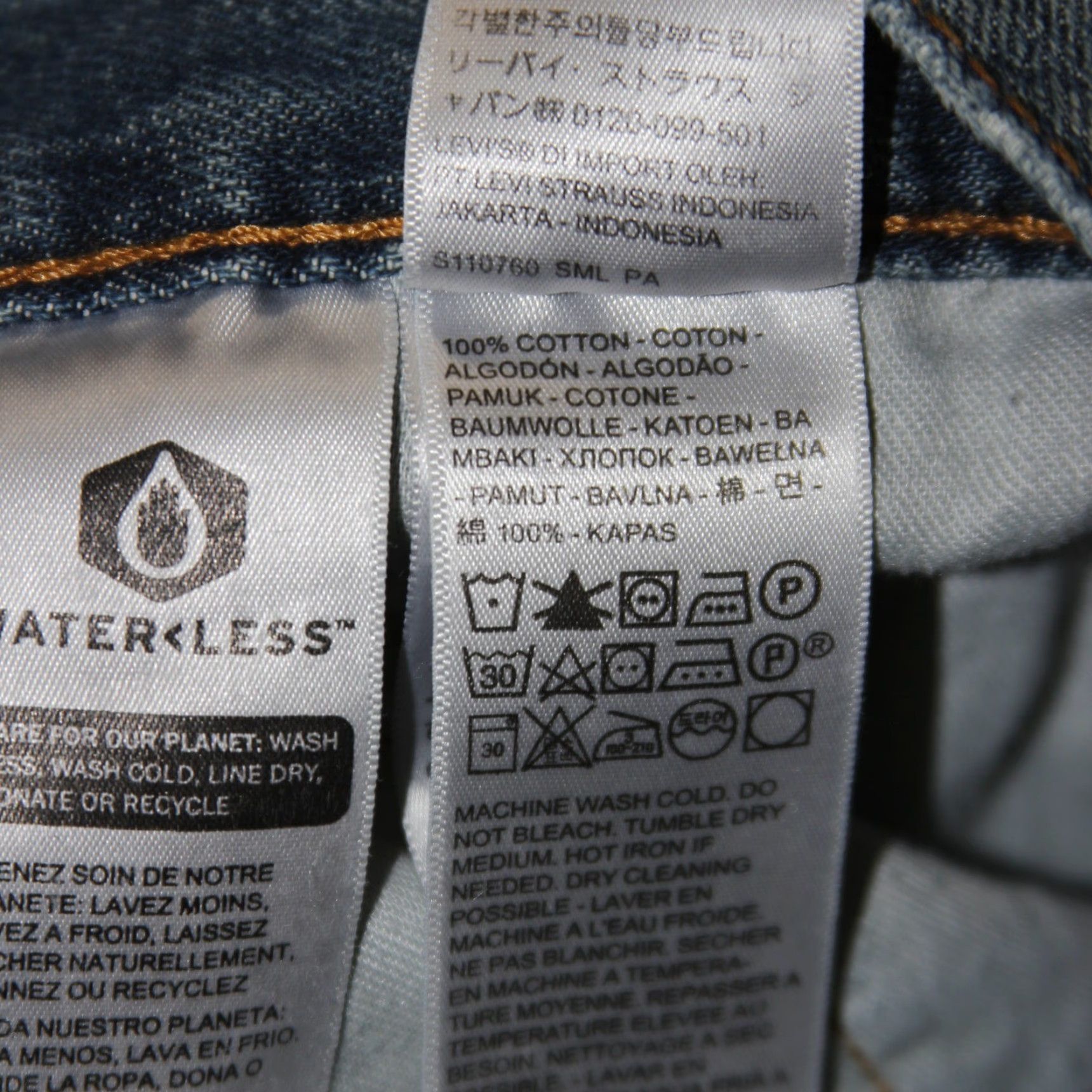 Levi's Levi's 559 Jeans Mens 32x30 Blue Medium Wash Denim Relaxed Straight 5-Pocket Denim Cotton Jeans Mens Size US 32 / EU 48 - 6 Thumbnail