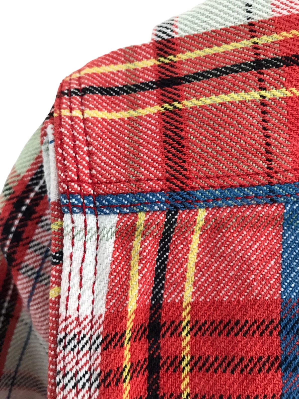 Japanese Brand KNACKERED by Houston Heavyweight Motorcycle Check Shirt Size US S / EU 44-46 / 1 - 11 Thumbnail