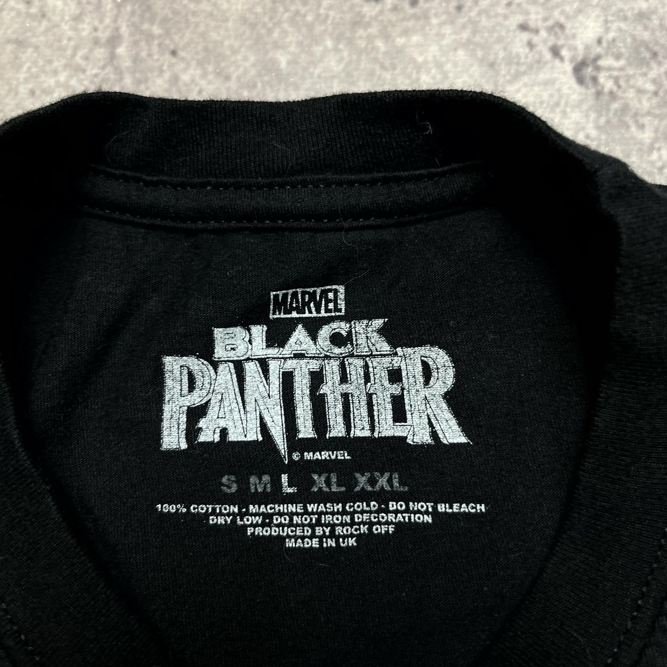 Marvel Comics Marvel Black Panther T-Shirt Cotton Wakanda Forever Size L Size US L / EU 52-54 / 3 - 5 Thumbnail