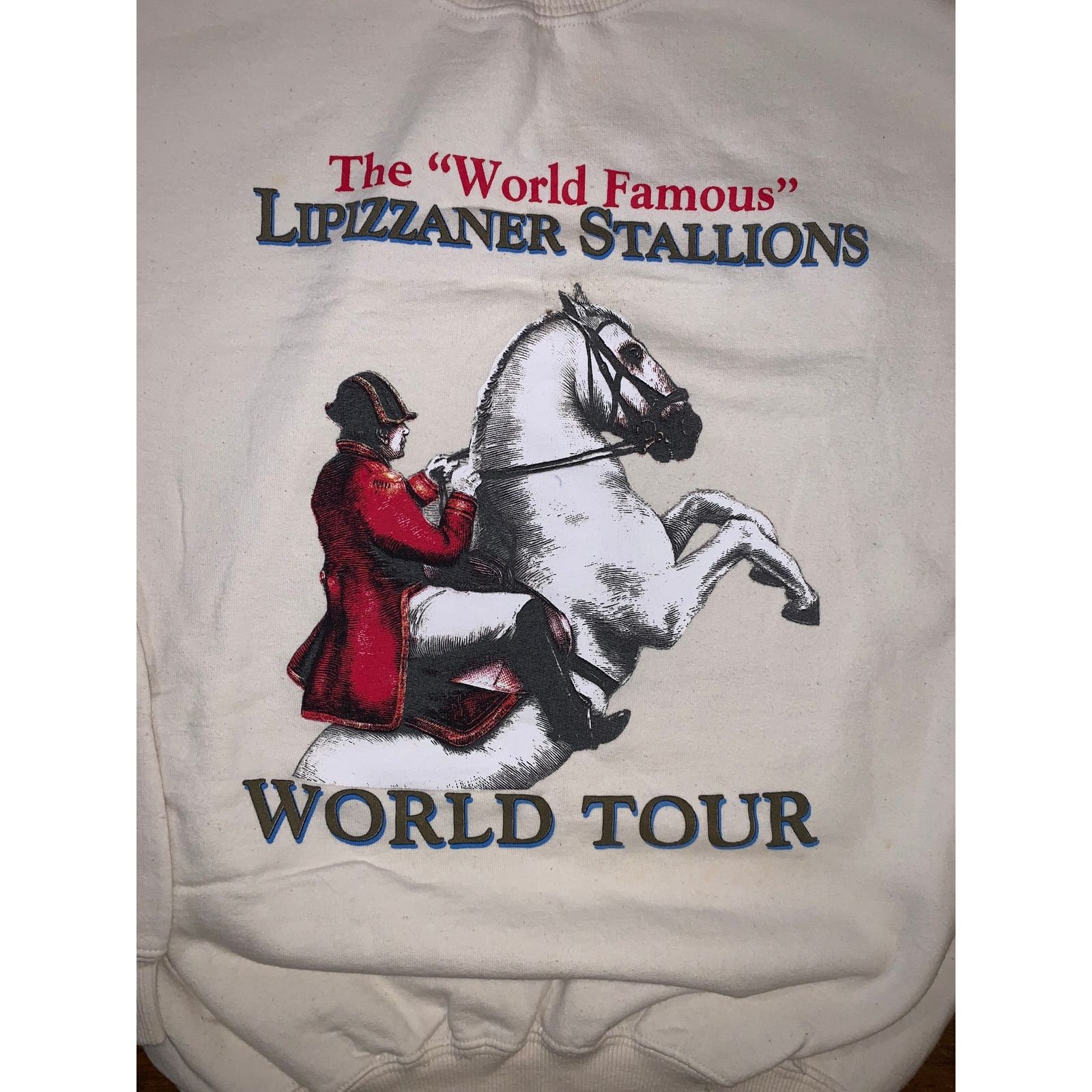 Gildan × Other × Vintage Lipizzaner Stallions World Tour Sweatshirt S Horse Crewneck Size US S / EU 44-46 / 1 - 1 Thumbnail
