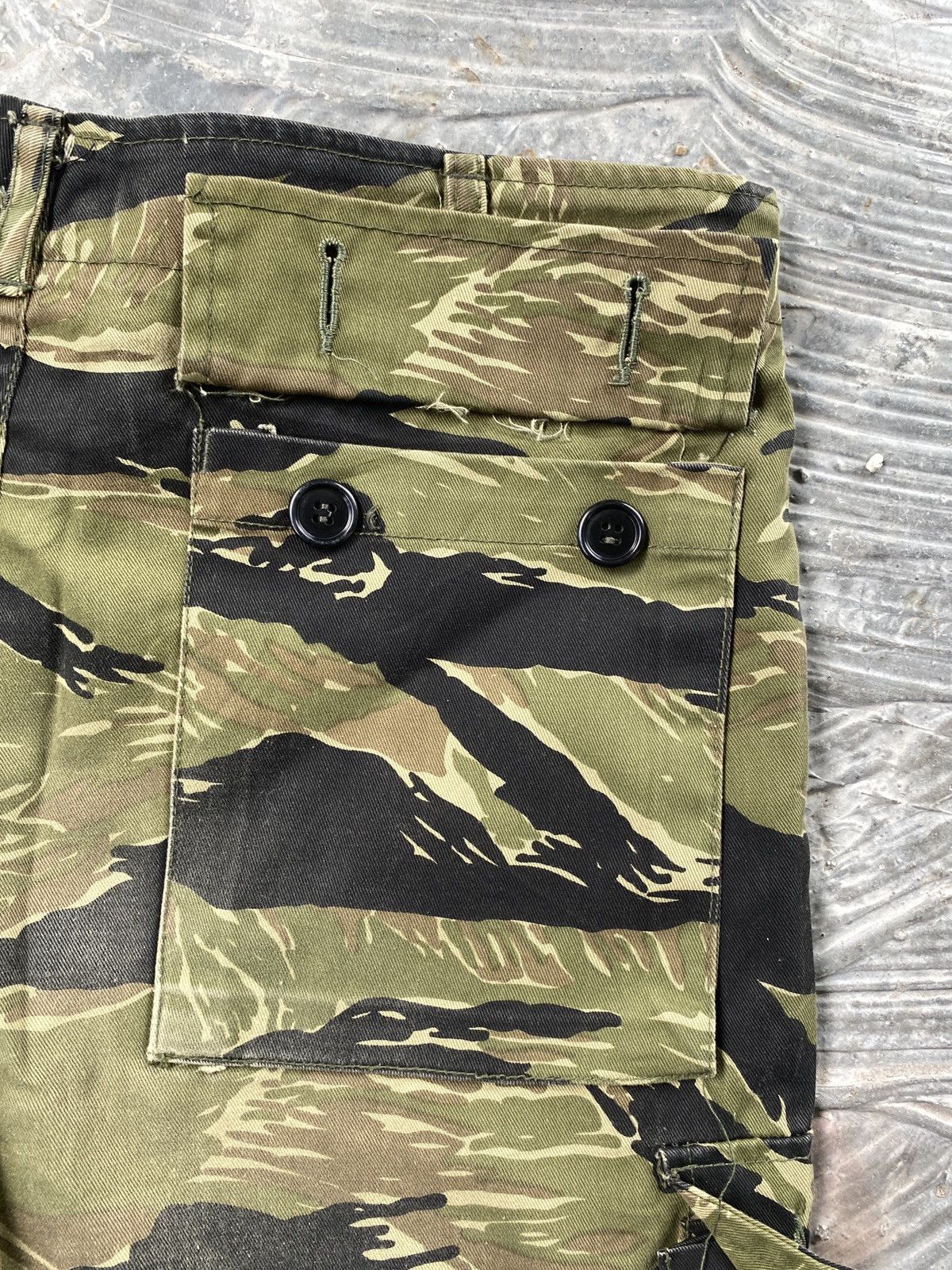 Vintage 💥RARE💥Vintage N.S Division Cargo Pant Tiger Stripe Size US 34 / EU 50 - 8 Thumbnail
