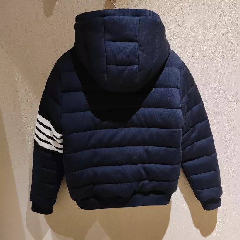 Thom Browne Thom Browne A striped jacket with a cotton coat Size US L / EU 52-54 / 3 - 2 Thumbnail