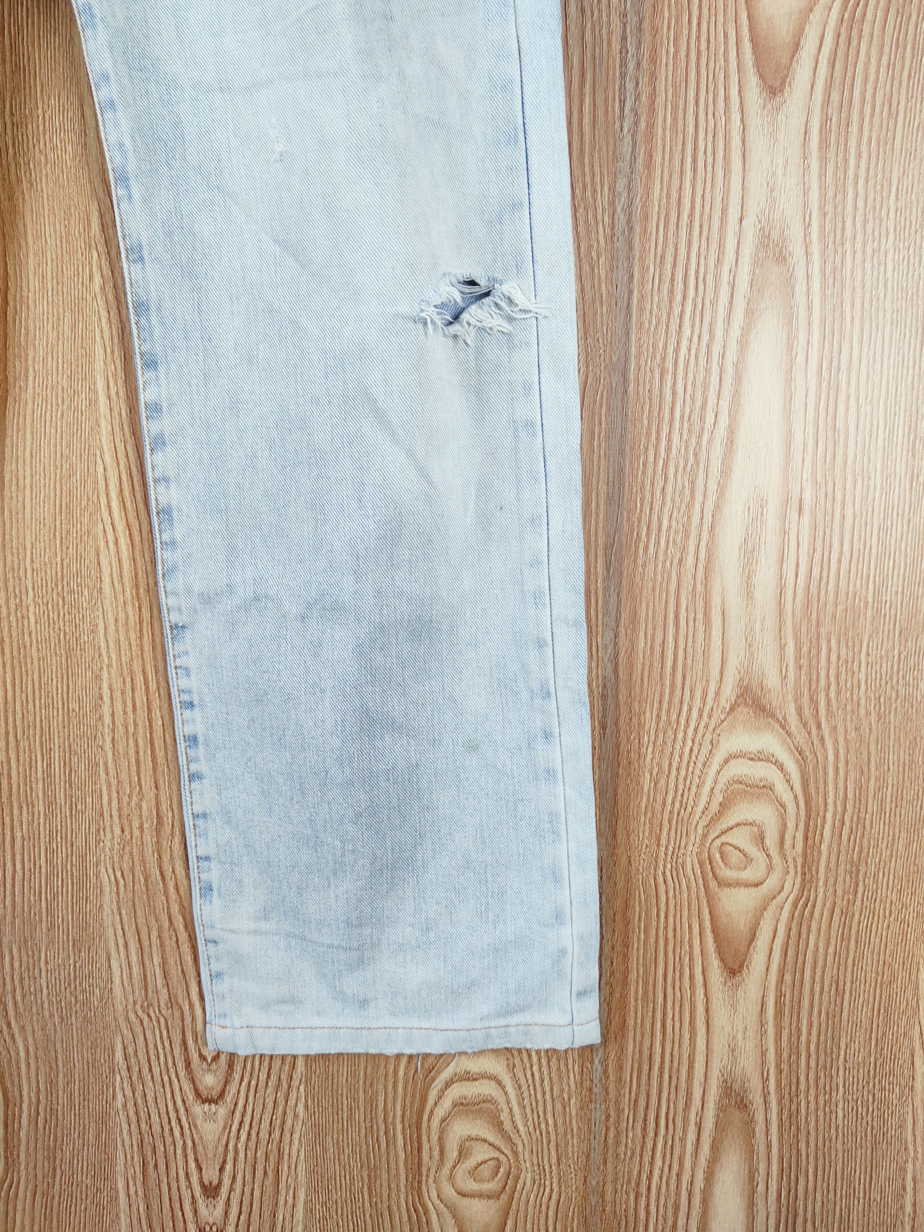 Oldblue Co. Old Blue vintage Blue Faded Distressed Ripped Jeans #W531 Size US 30 / EU 46 - 6 Thumbnail