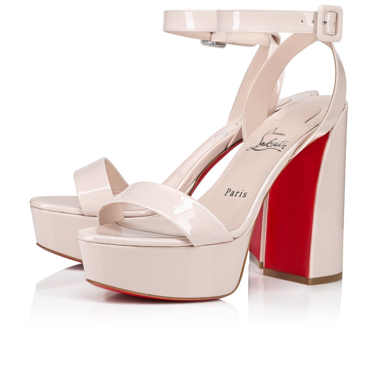 Christian Louboutin o1s1wg111224 Movida Sabina in Beige Size US 12 / IT 42 - 1 Thumbnail