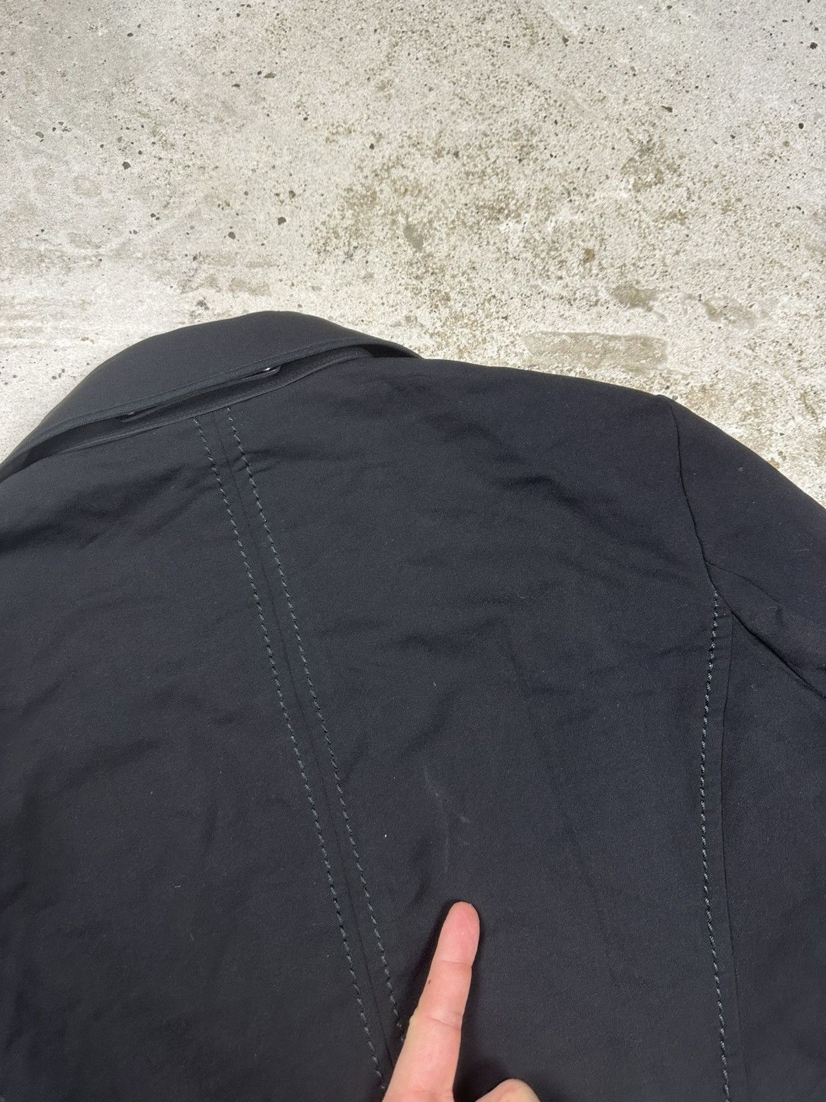Marithe + Francois Girbaud 2000s Marithe Francois Girbaud Black Blazer Jacket Size XL / US 12-14 / IT 48-50 - 15 Thumbnail