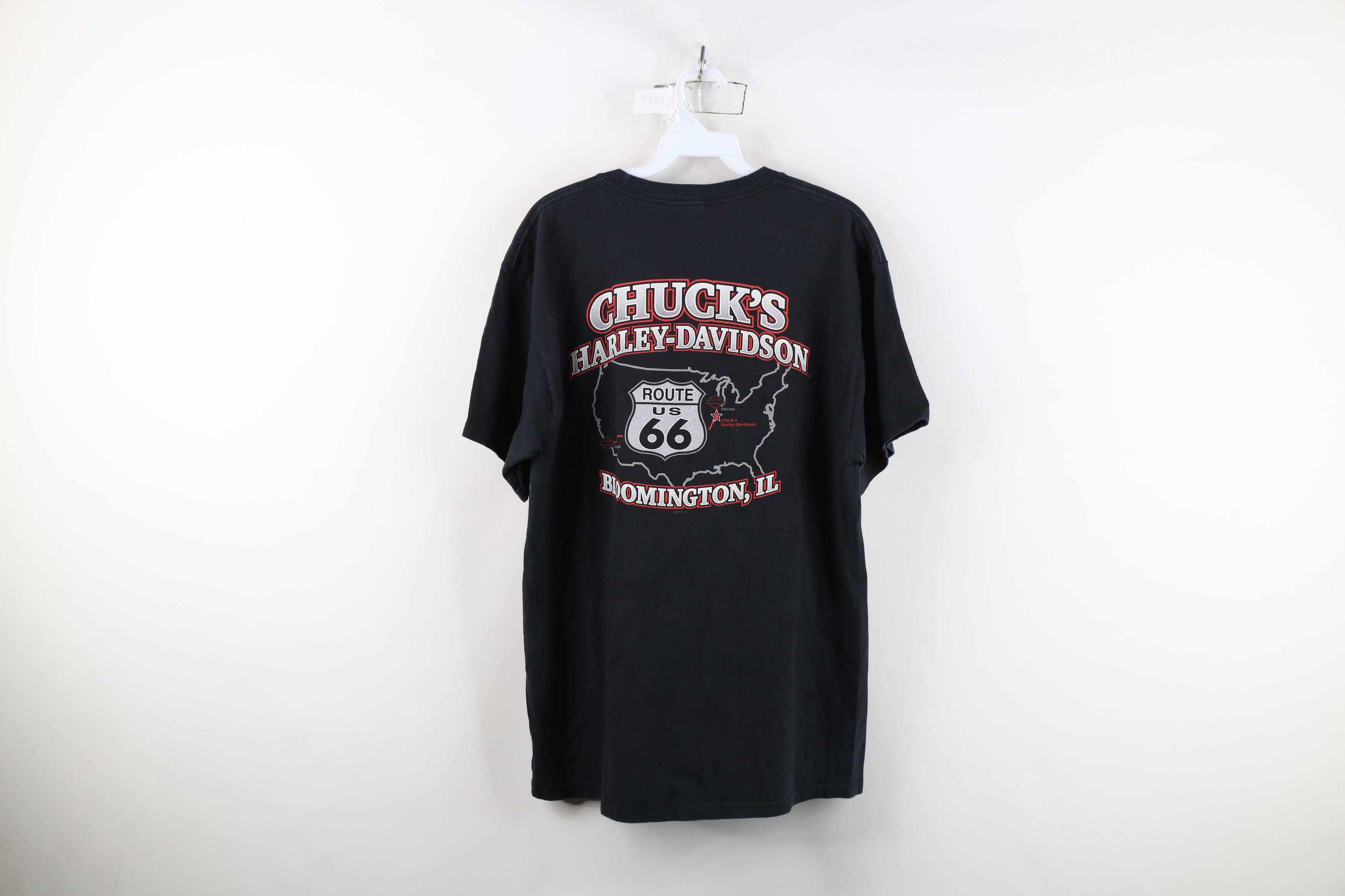 Harley Davidson Vintage Y2K Harley Davidson Spell Christmas Big Logo T-Shirt Size US L / EU 52-54 / 3 - 14 Thumbnail