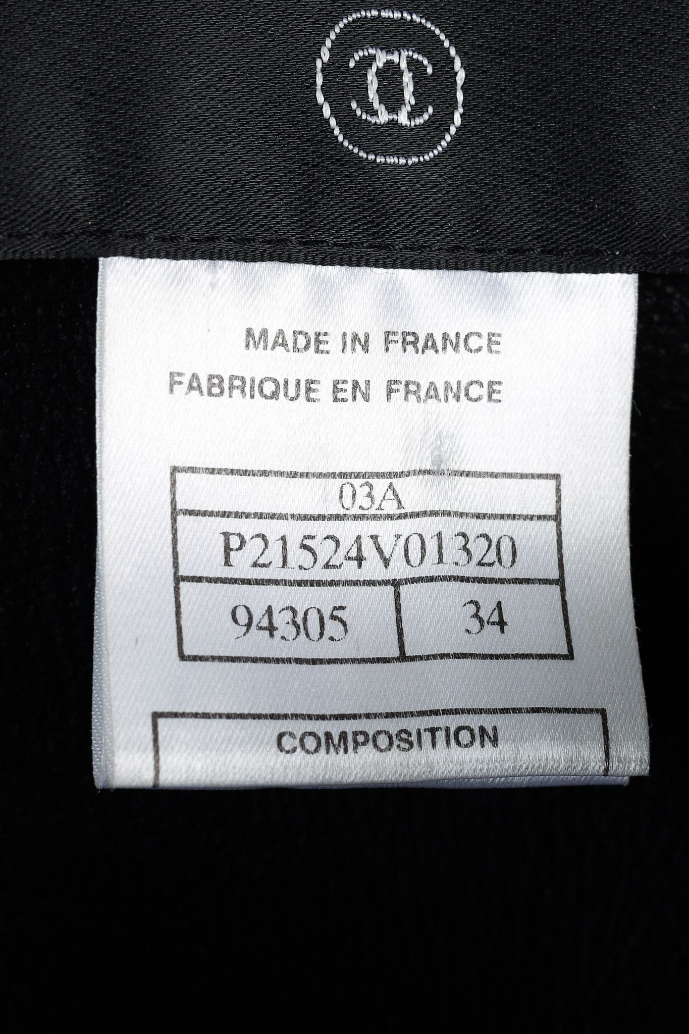 Chanel Chanel 03A Black Curly Lambskin & Leather Cropped Bow Jacket Size XXS / US 00 / IT 34 - 11 Thumbnail