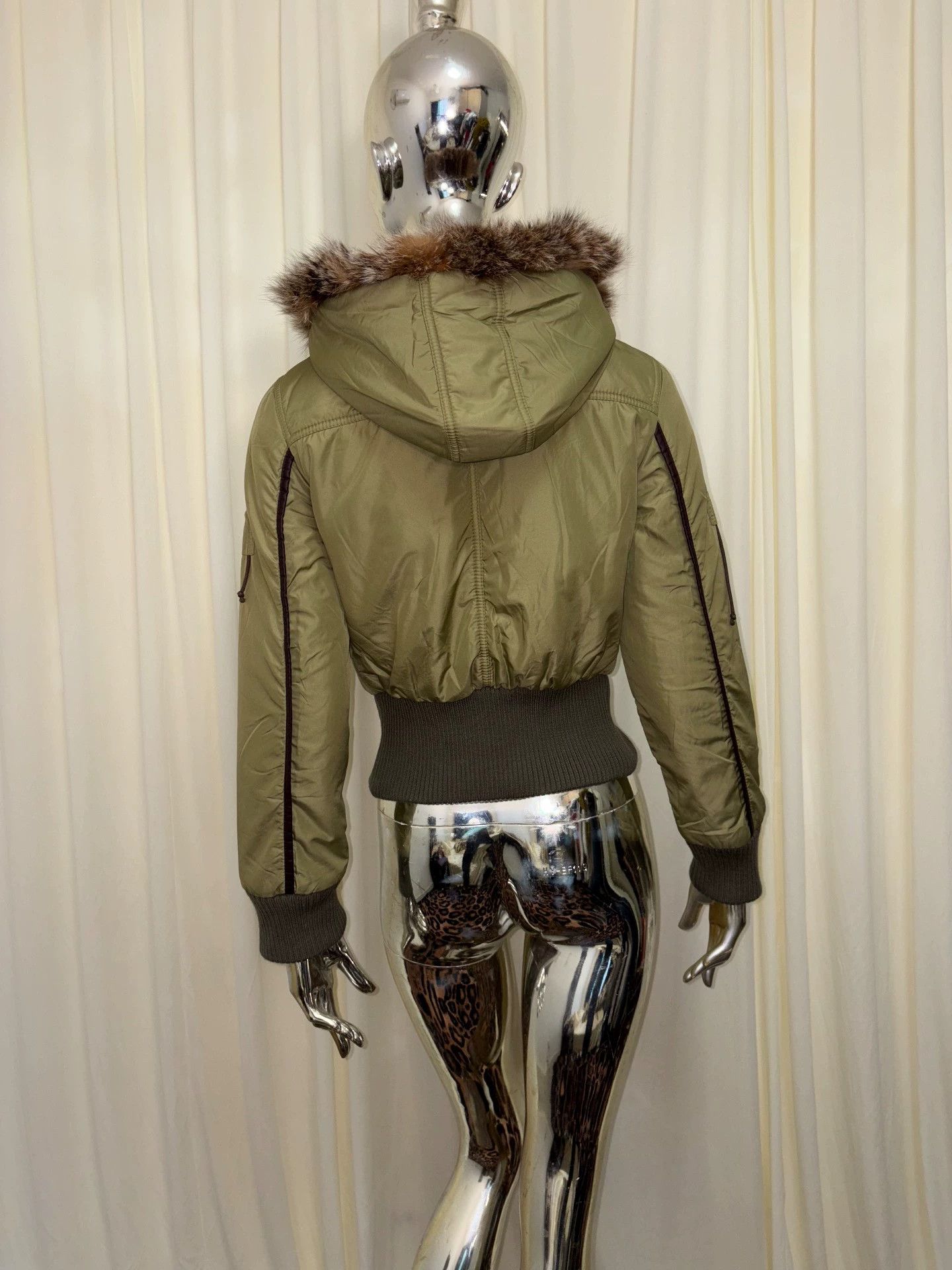 Byblos Byblos Vtg Hooded Cotton Short Jacket w/ Oversized Pockets Size M / US 6-8 / IT 42-44 - 2 Thumbnail