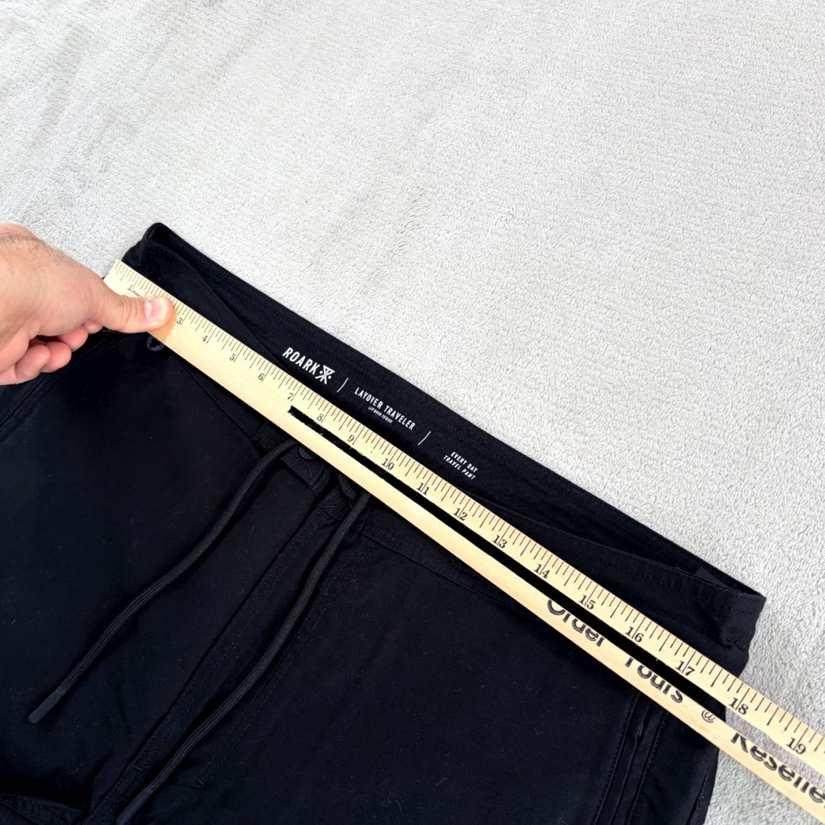 Roark Roark Pants Mens 34 Black Revival Layover Traveler Men 34x31 Slim Fit Dura Stretch Size US 34 / EU 50 - 4 Thumbnail