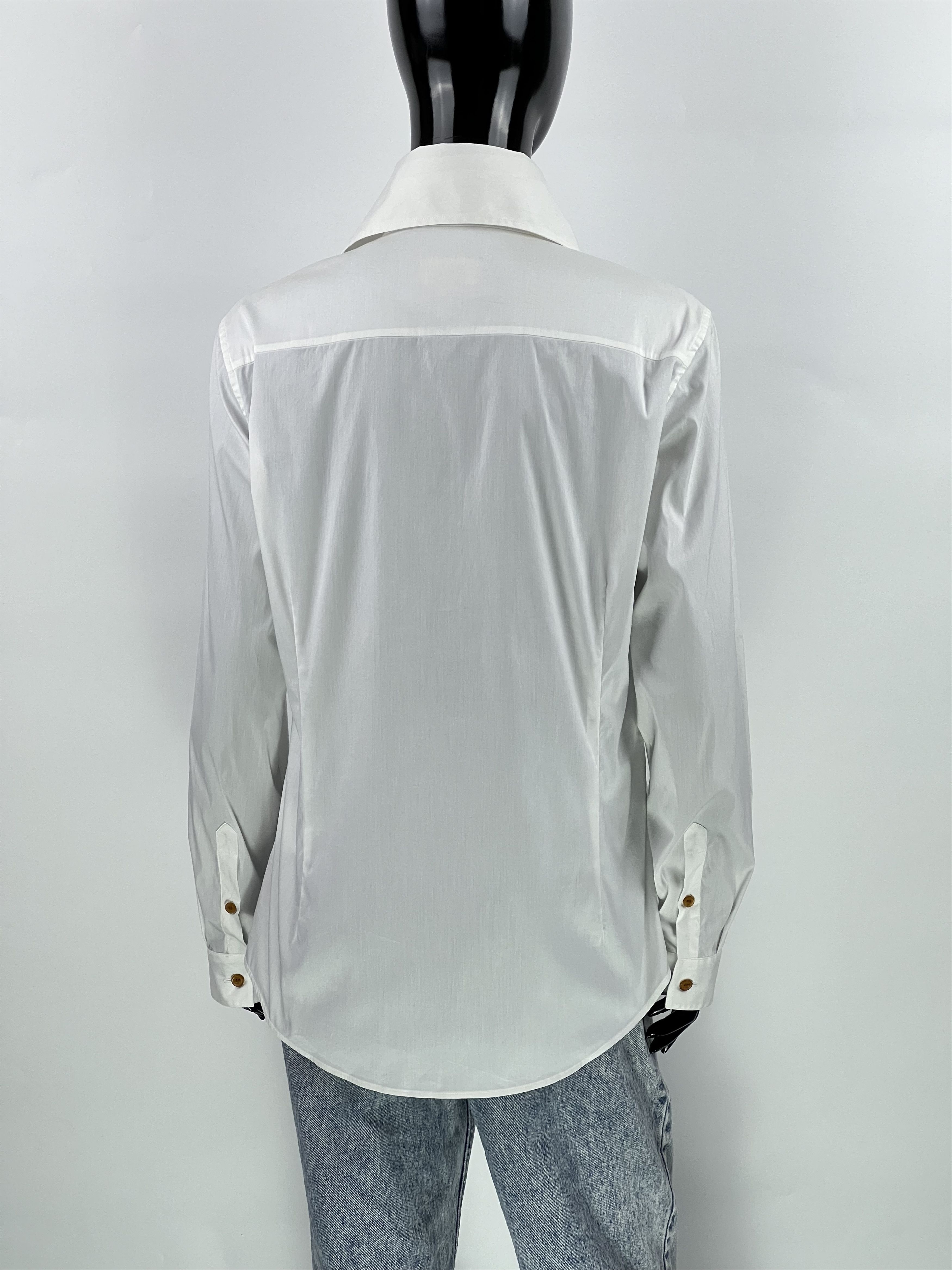 Vivienne Westwood Vivienne Westwood Red Label White Long Sleeve Shirt IT42 Size M / US 6-8 / IT 42-44 - 3 Thumbnail