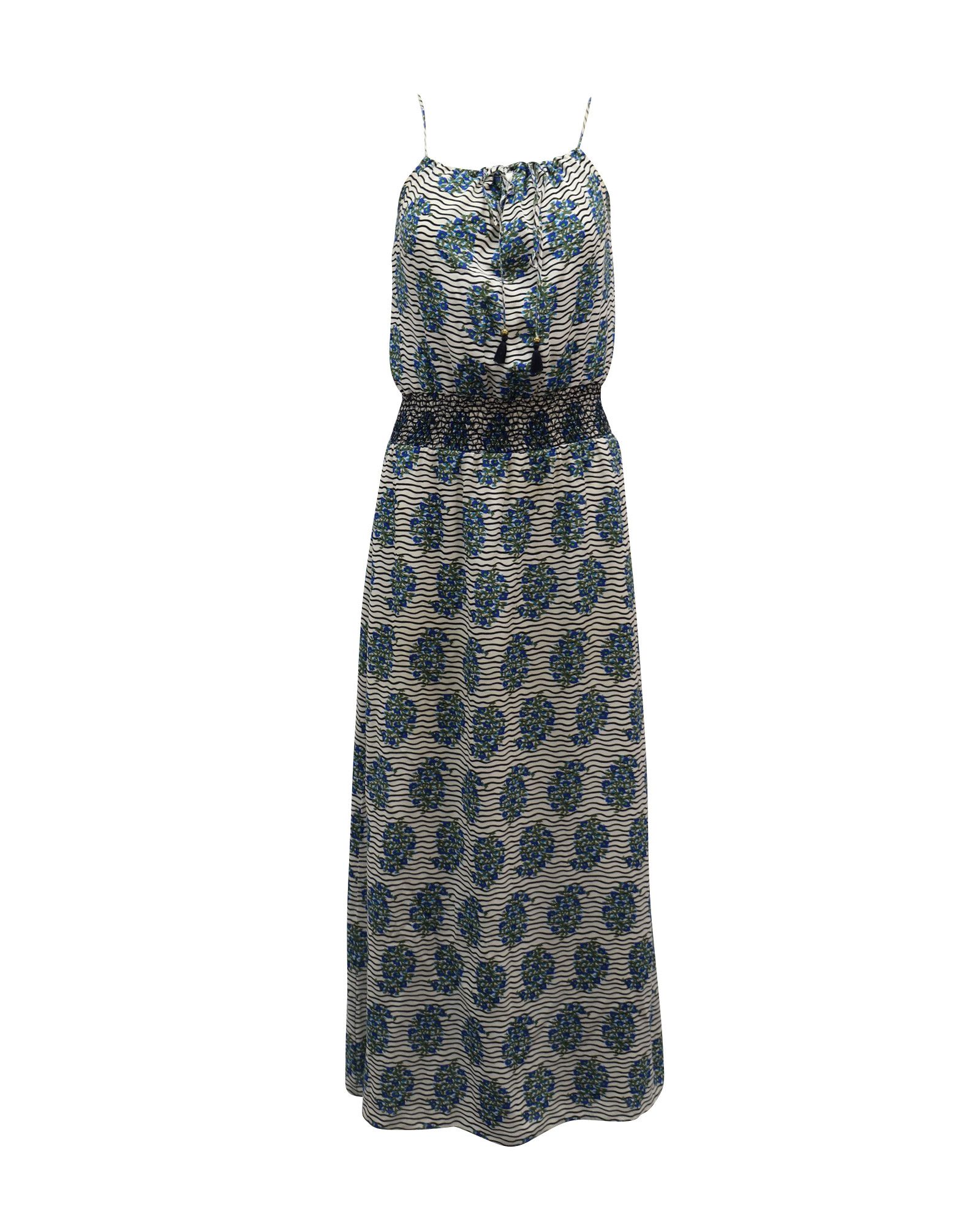 Tory Burch Tory Burch Maxi Dress in Floral Print Silk Size XS / US 0-2 / IT 36-38 - 1 Thumbnail