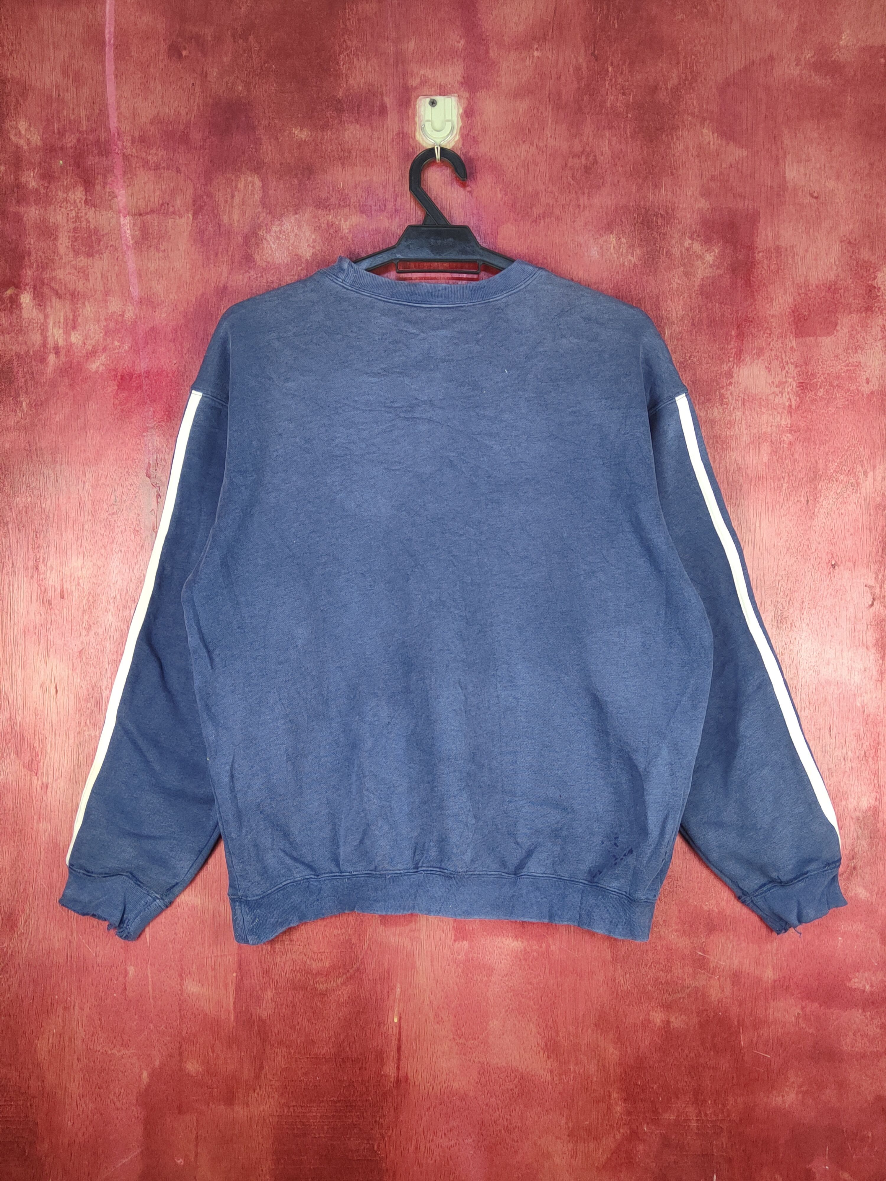 Adidas Adidas Blue Faded Sweatshirts #S1883 Size US M / EU 48-50 / 2 - 8 Thumbnail