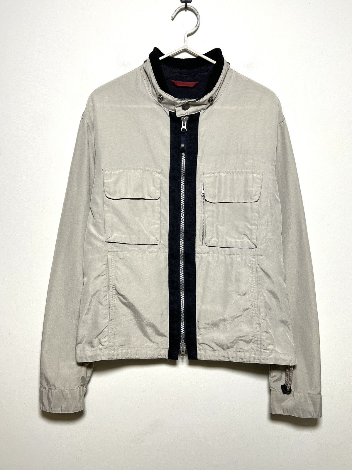 Giorgio Armani armani y2k multipocket moto biker jacket M-L Size US M / EU 48-50 / 2 - 1 Thumbnail