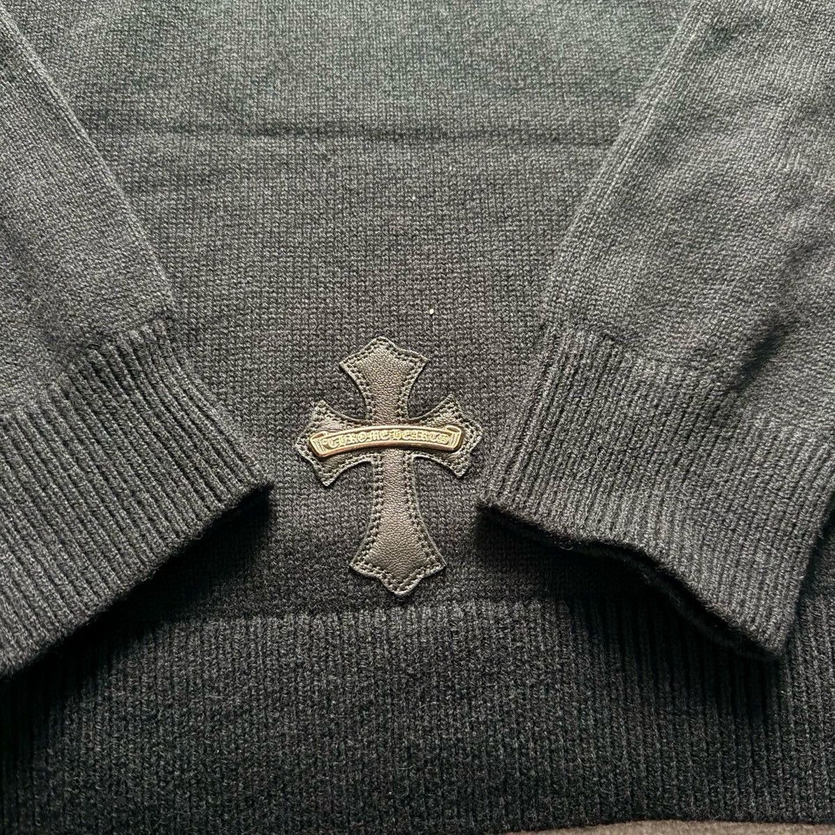 Chrome Hearts Chrome Hearts Cross Patch Cashmere Hoodie Size US S / EU 44-46 / 1 - 4 Thumbnail