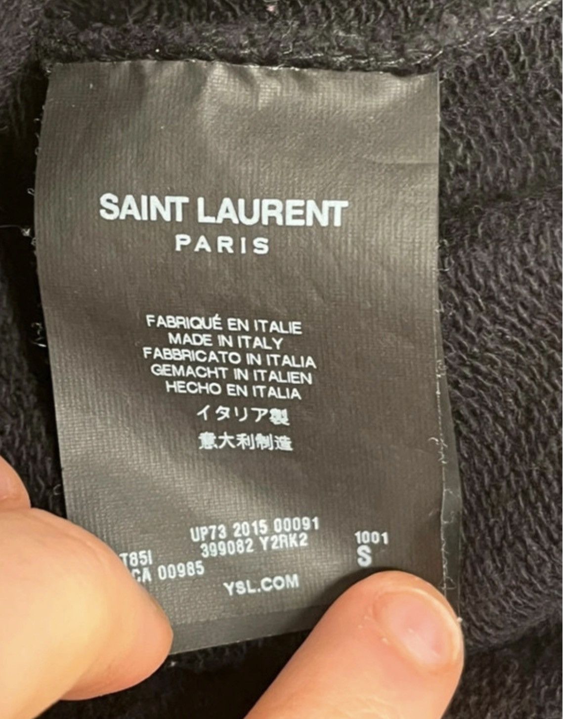 Saint Laurent Paris Saint Laurent Hedi Slimane era Size US S / EU 44-46 / 1 - 5 Thumbnail