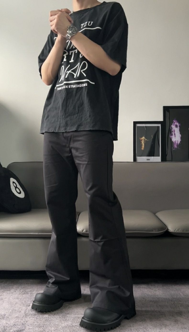 yuppie retro flared pants
