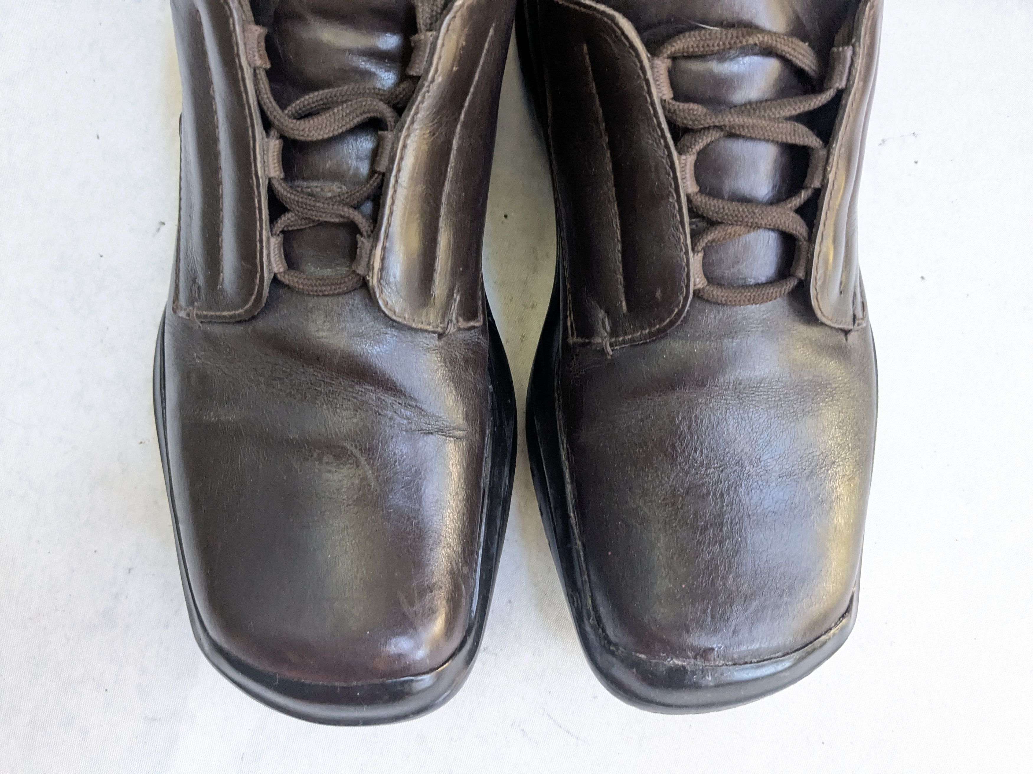Prada Prada Sneakers Brown 13 Leather Chunky Platform Y2K Size US 13 / EU 46 - 3 Thumbnail