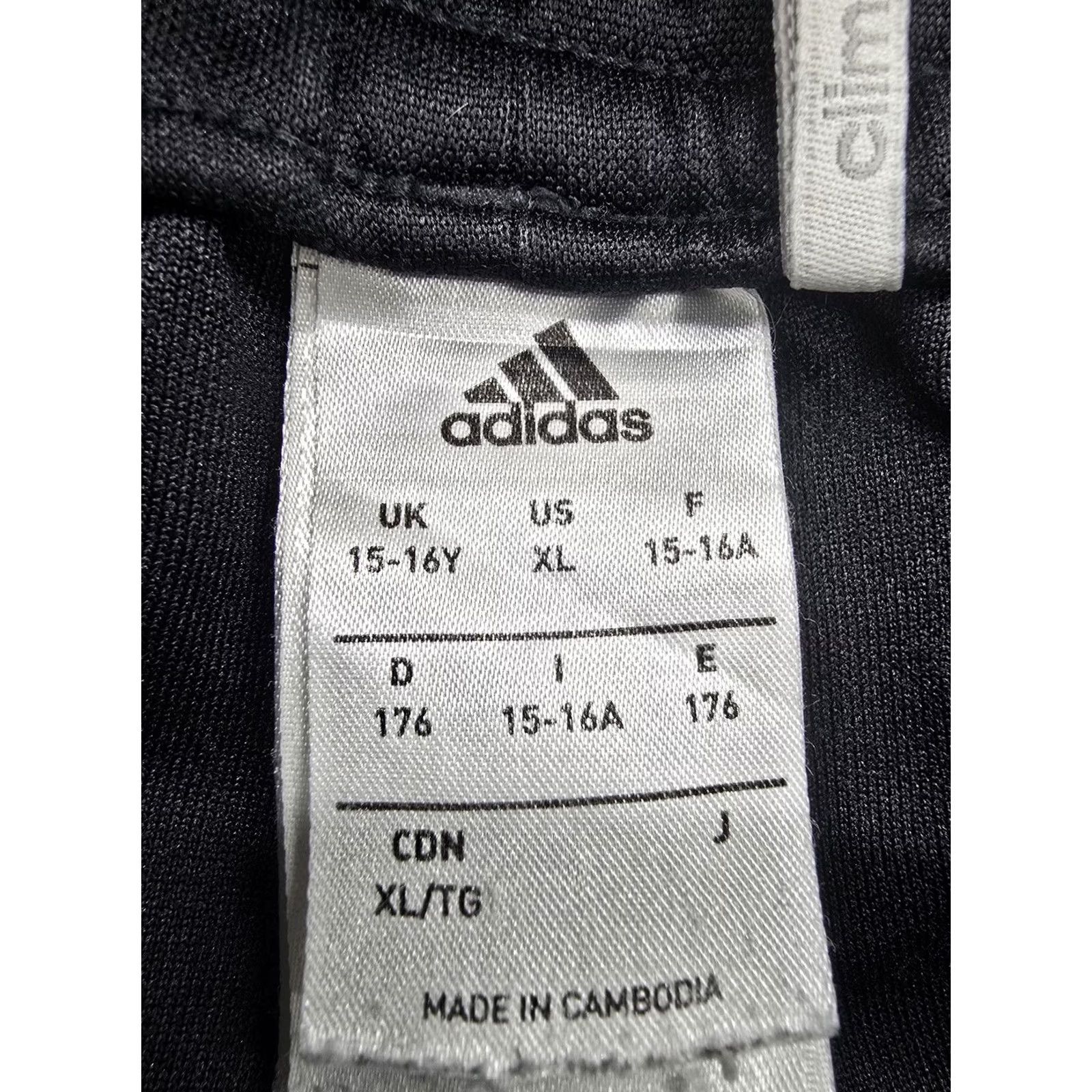 Adidas Adidas Black Track Pants XL 3-Stripes Drawstring Unisex pants Unisex Adults Regular XL Black 3-Stripes Track Pants Adidas Size 40" / US 18 - 3 Thumbnail