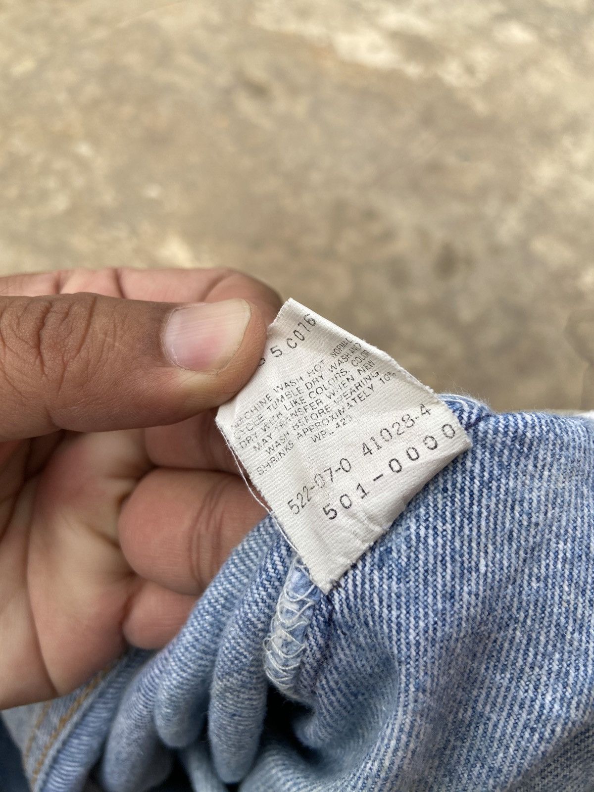 Levi's Vintage Levis 501 Distressed Pant Size US 35 - 9 Thumbnail