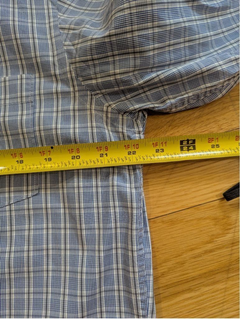 Ermenegildo Zegna Ermenegildo Zegna Button Down Shirt Size Medium Blue Plaid Size US M / EU 48-50 / 2 - 6 Thumbnail