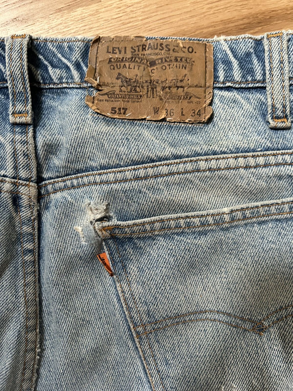Levi's Vintage Clothing Orange tab levi’s 517 Size US 34 / EU 50 - 3 Thumbnail