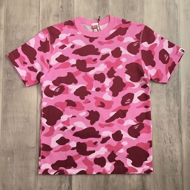 Bape × Nigo BAPE Pink camo thermal T-shirt a bathing ape NIGO Size US M / EU 48-50 / 2 - 1 Thumbnail