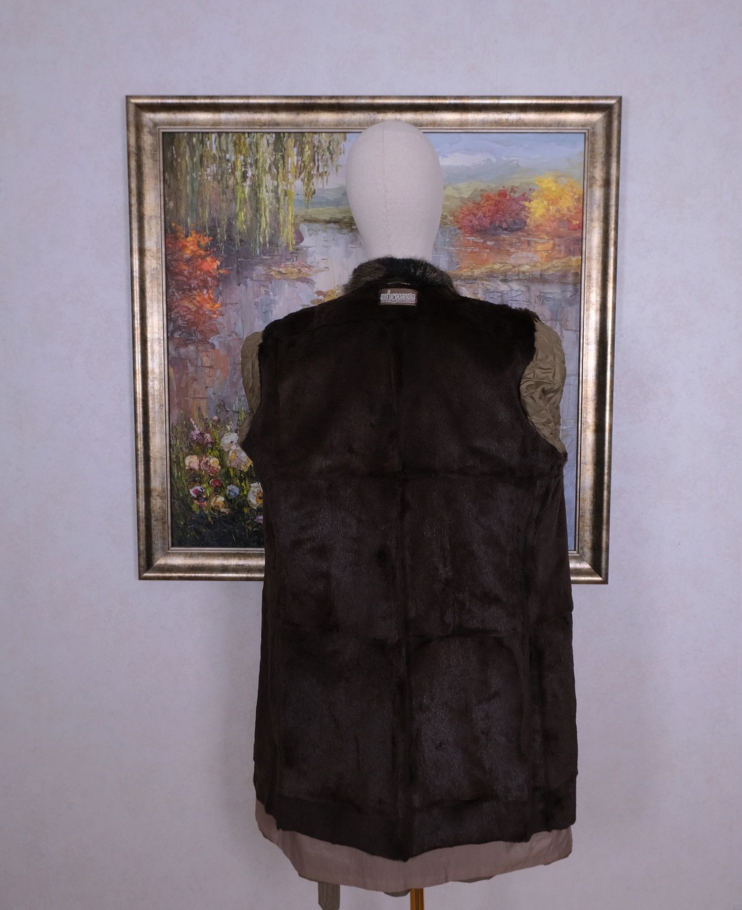 Other Furscandia, Tan Trench Coat, Size 40, Fur Lined Size US M / EU 48-50 / 2 - 6 Thumbnail