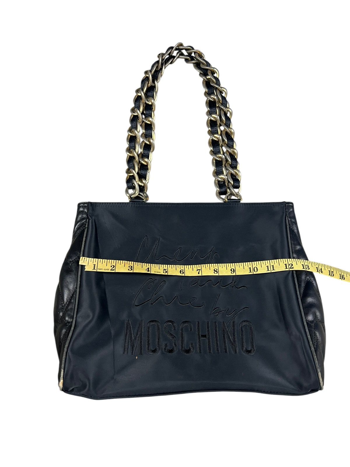 Moschino × Vintage 1990 Moschino Chain Shoulder Bag Size ONE SIZE - 16 Thumbnail