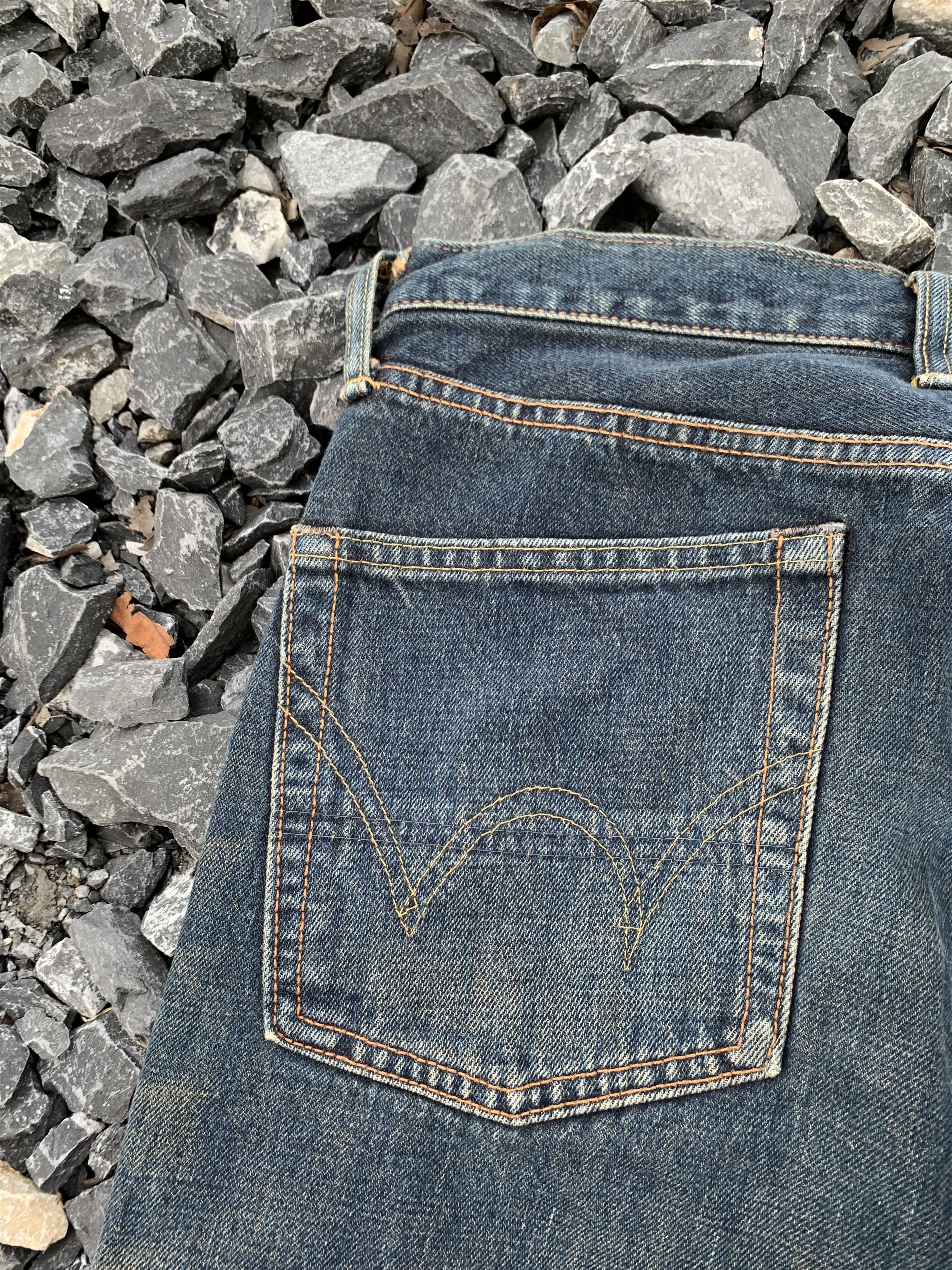 Kapital VINTAGE EDWIN 505X SELVEDGE MUDWASH RUSTY JAPANESE DENIM Size US 28 / EU 44 - 14 Thumbnail