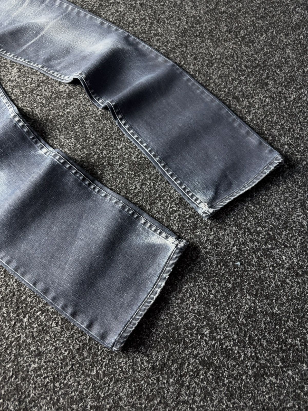 Levi's × Vintage Levi’s 627 Straight Fit Distressed Jeans Y2K Style Size 27" / US 4 / IT 40 - 2 Thumbnail