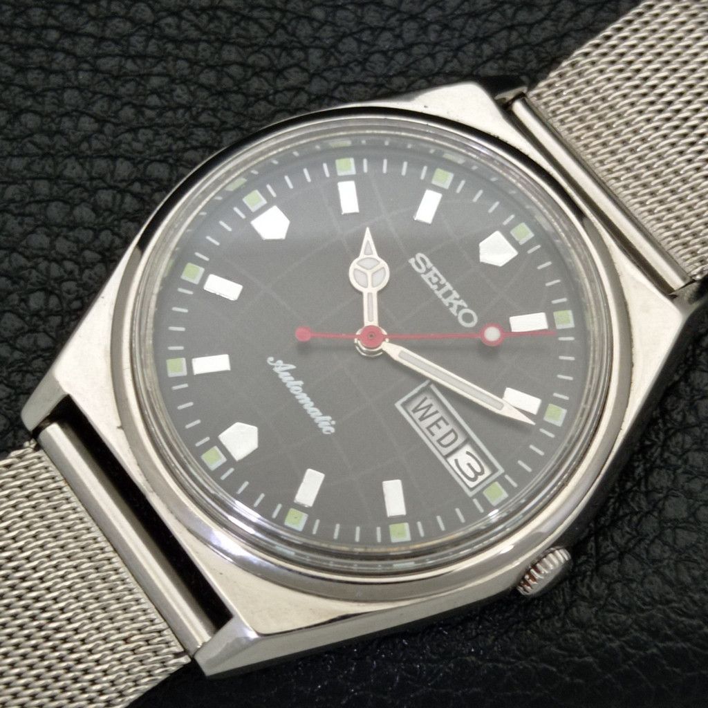 Seiko AUTOMATIC VINTAGE SEIKO JAPAN 6309A MENS WATCH a700417-1 Size 38 - 6 Thumbnail