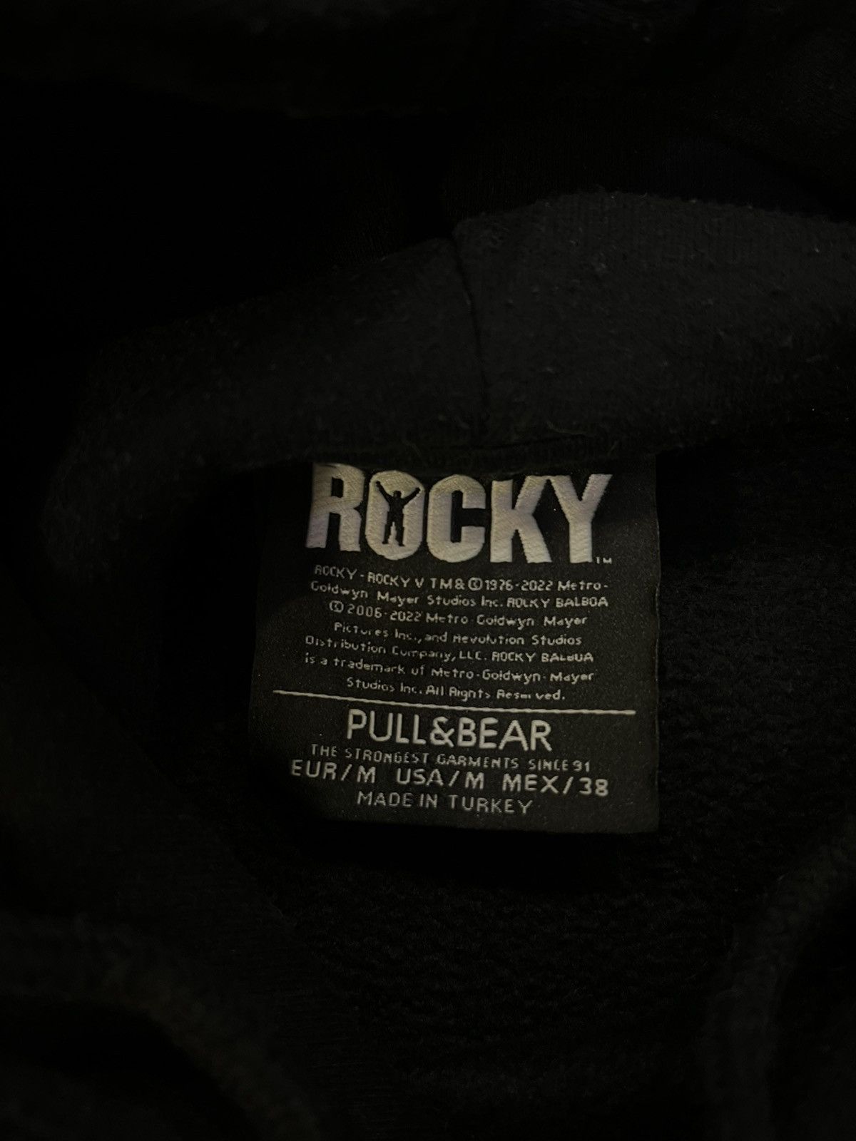 Pull & Bear 🥊ROCKY🥊 A vintage hoodie for true Rocky Balboa fans. Size US XXL / EU 58 / 5 - 3 Thumbnail
