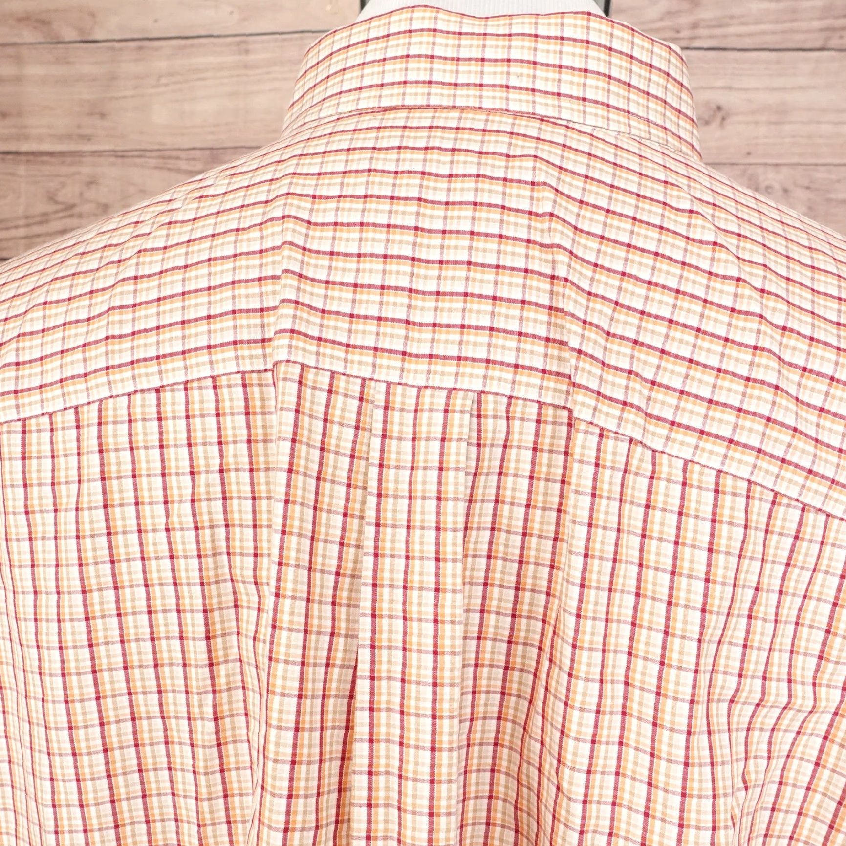Eddie Bauer Eddie Bauer Men's XL Short Sleeve Shirt Red Plaid Cotton Casual Button-Down Wrinkle Resistant Size US XL / EU 56 / 4 - 5 Thumbnail