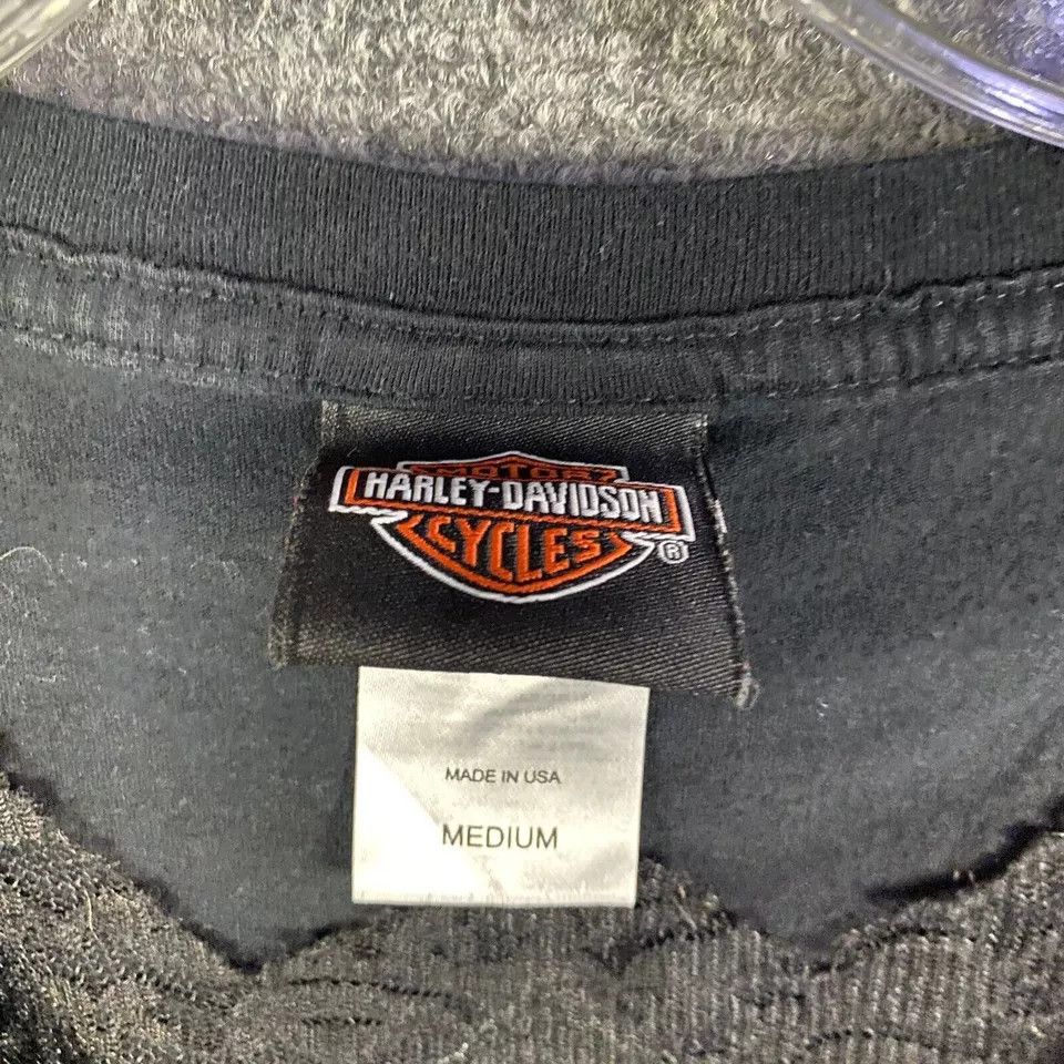 Harley Davidson × Vintage Harley Davidson Shirt Women's Medium V-Neck Victorville CA Size M / US 6-8 / IT 42-44 - 4 Thumbnail