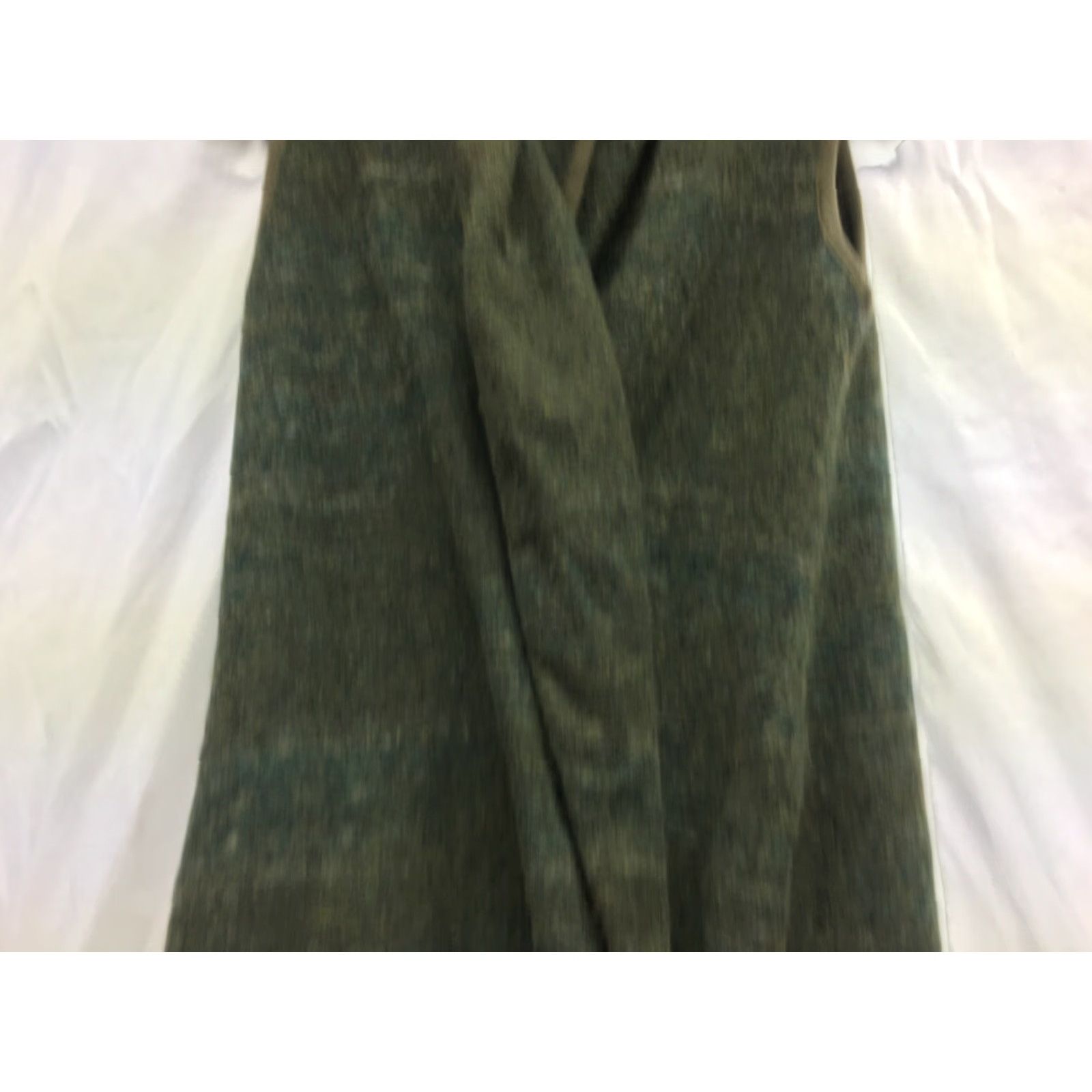 Lucky Brand Lucky Brand Vest Women Green Wool Blend Long Wrap Pocket Heathered Fleece Medium Size M / US 6-8 / IT 42-44 - 4 Thumbnail