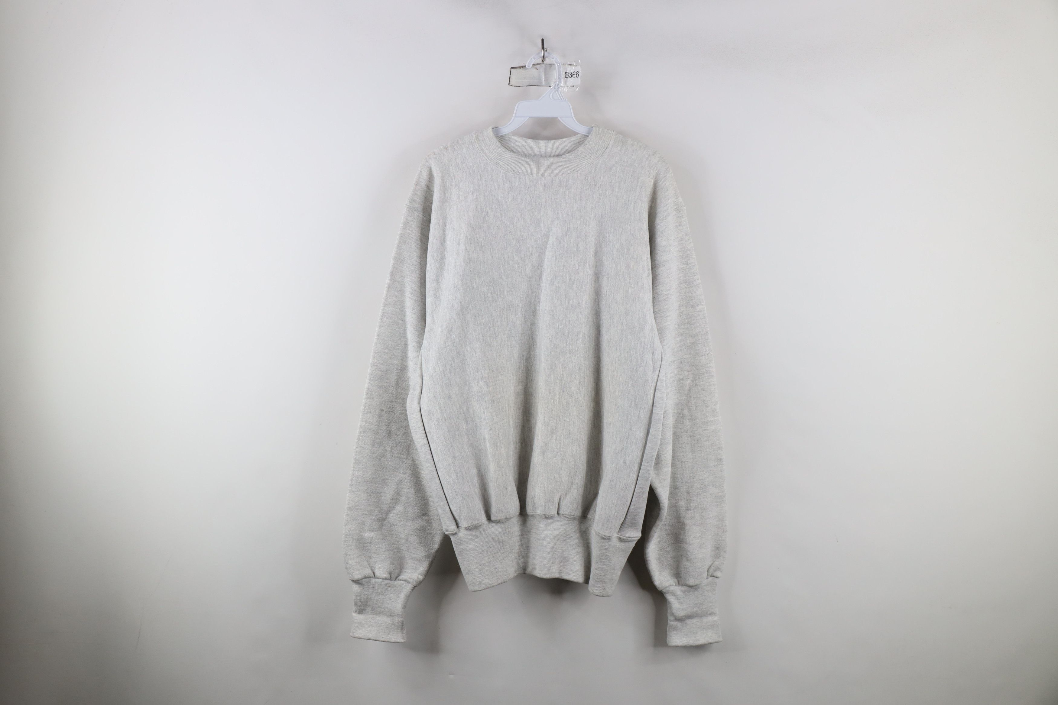 Vintage Vintage 90s Streetwear Reverse Weave Sweatshirt Gray USA Size US M / EU 48-50 / 2 - 1 Thumbnail