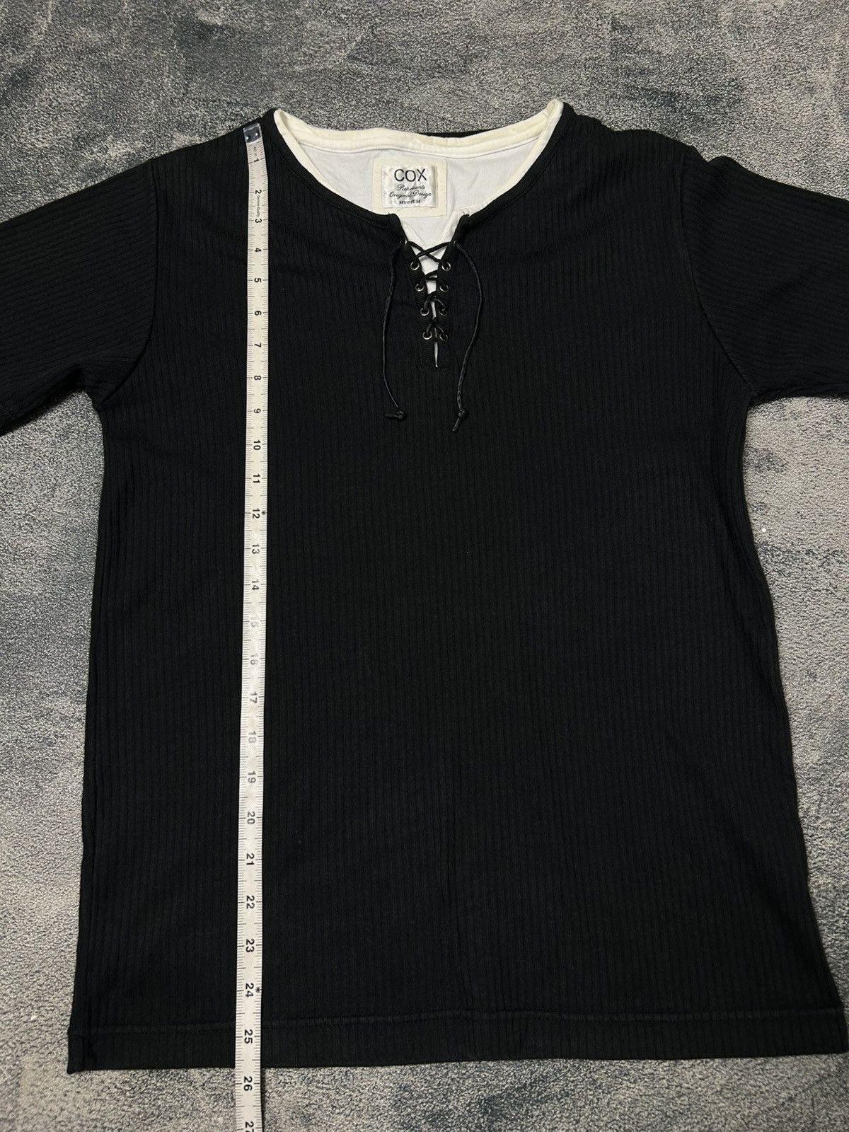 Japanese Brand Y2k Japanese Brand Cox Double layer tee Size US M / EU 48-50 / 2 - 8 Thumbnail