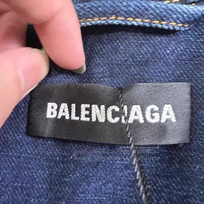 Balenciaga Balenciaga Denim Jacket, Size L Size US S / EU 44-46 / 1 - 2 Thumbnail