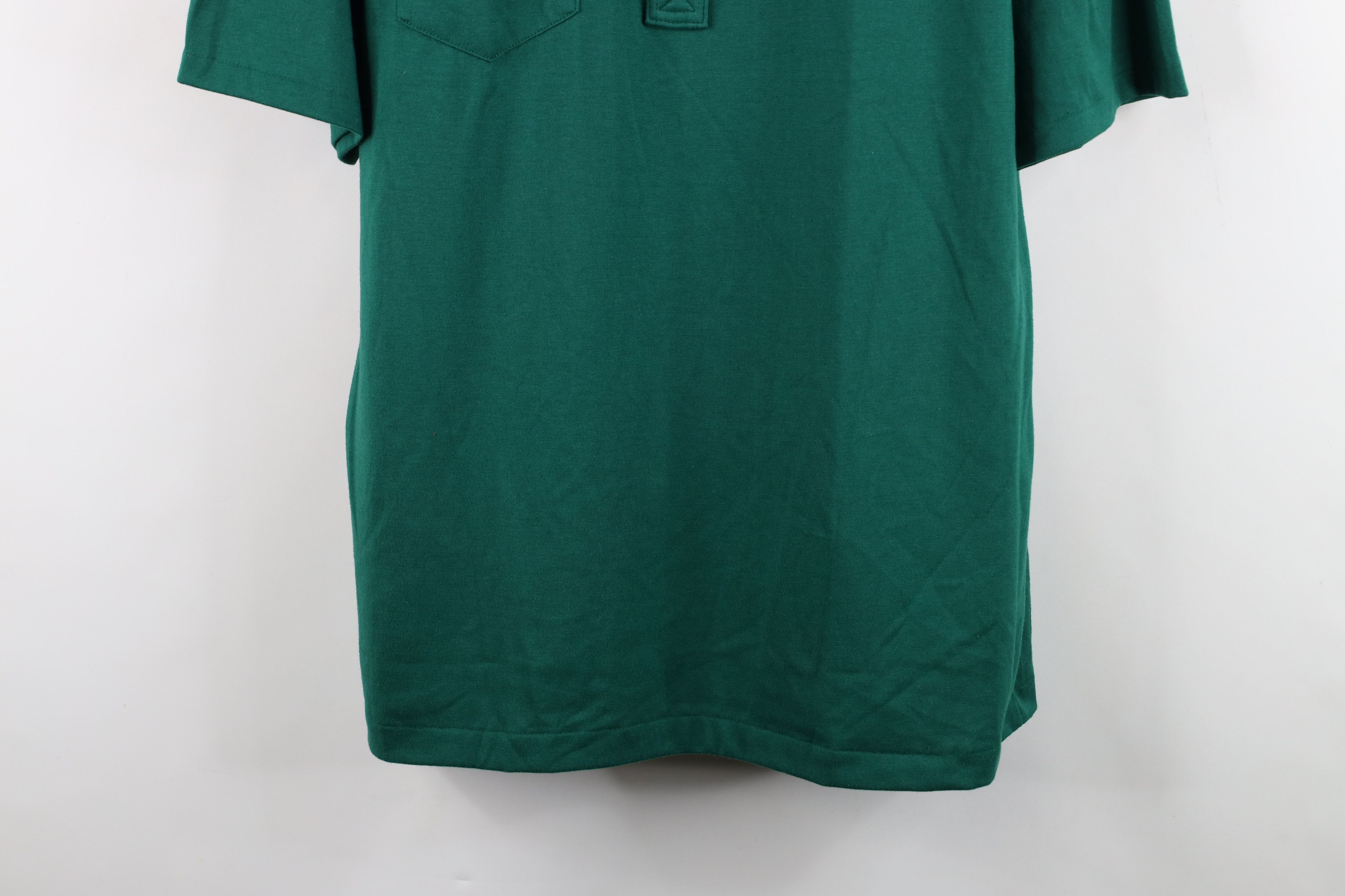 Vintage Vintage 70s Streetwear Collared Golf Polo Shirt Green USA Size US XL / EU 56 / 4 - 3 Thumbnail