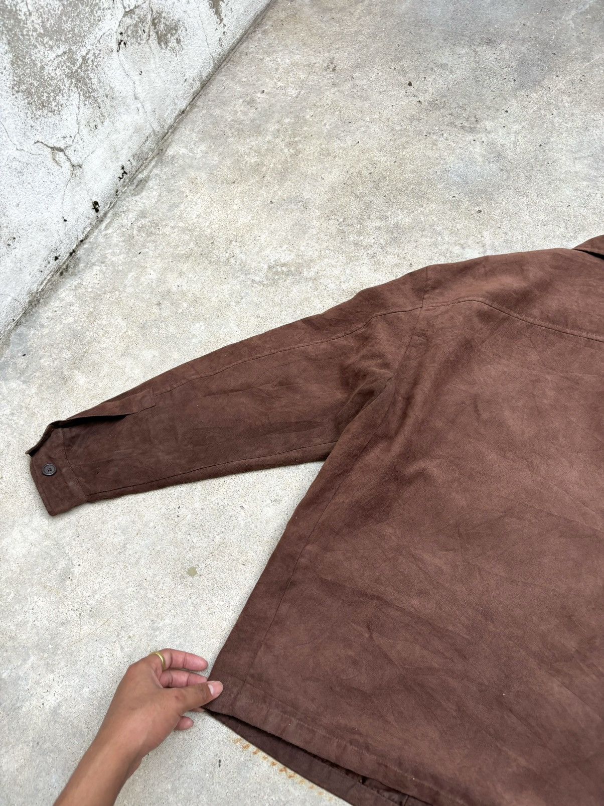 Kansai Yamamoto Brown KANSAI YAMAMOTO ZIP Velvet JACKET Size US L / EU 52-54 / 3 - 16 Thumbnail
