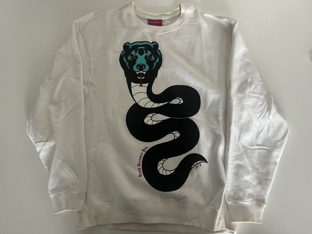 Mishka Vintage Mishka white crewneck Size US L / EU 52-54 / 3 - 2 Thumbnail
