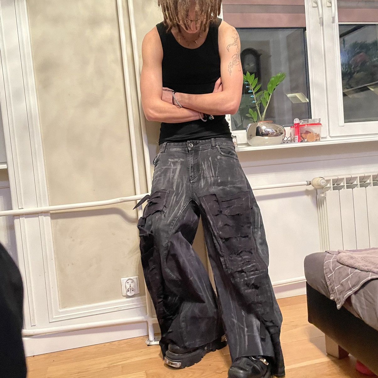 Handmade × Japanese Brand rare wax handmade Pants Size US 31 - 4 Thumbnail