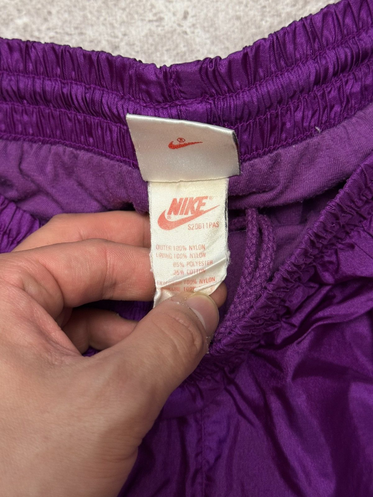 Vintage VERY RARE, Vintage Nike Nylon Sweatpants 90s Y2K Size US 32 / EU 48 - 6 Thumbnail