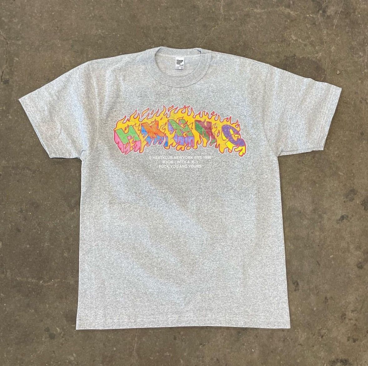 Vintage Heat Club NY Graphic Tee Size Medium Size US M / EU 48-50 / 2 - 1 Thumbnail